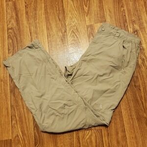 The‎ North Face Pants Men Large Beige Convertible Stow Pocket Ripstop Woven